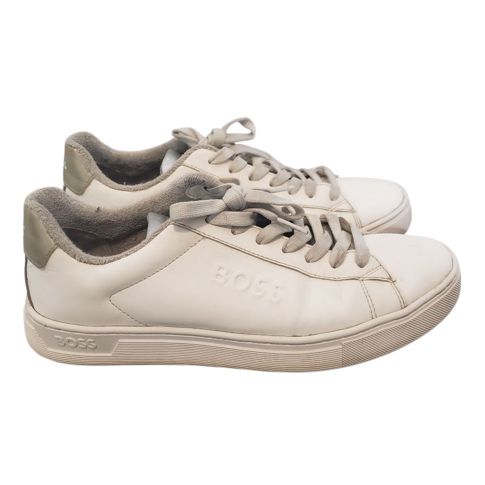 Boss‎ Womens Rhys Casual Sneakers White Size 38/US 8